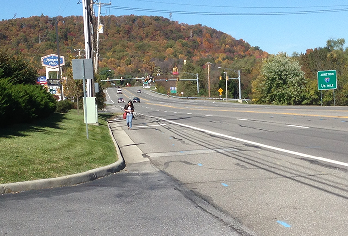 Plantation pedestrian